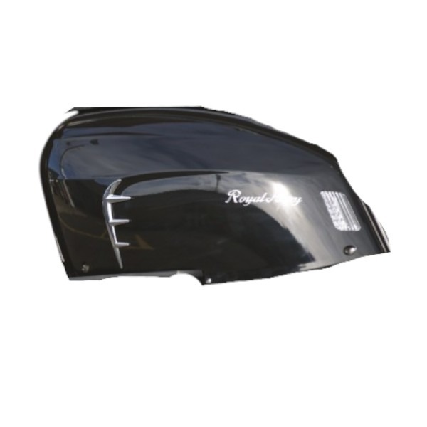 Royal Alloy Left Side Cover - Gloss Black (Onyx Black)